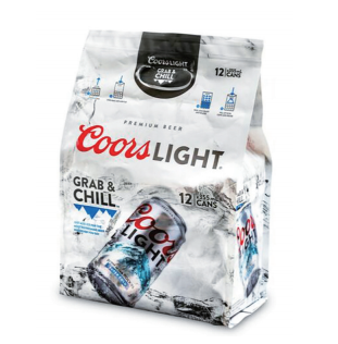MOLSON COORS - 由BEMIS公司印制的可容纳12个罐装的包装袋，由于扩展使用柔性包装的应用范围，以及印刷、货架影响力获得了2019年最高成就金奖，以及来自美国软包装协会的一个与耐用度有关的银奖。（图片由FPA提供提供）